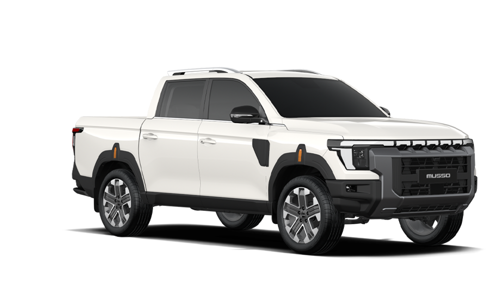 Nuevo KGM Musso blanco